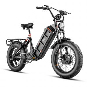 V&eacute;lo &Eacute;lectrique Eahora Juliet Iii Suspension Compl&egrave;te 3000w 52v 60ah Shimano 7s Ipx6 R&eacute;gulateur De Vitesse Freins &Agrave; Disque Hydrauliques Avec Coupure Moteur Pneus 20" X 4,0" 180km - Neuf