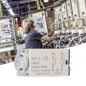 Relais temporise de mise sous tension H3Y-2, 8 broches, 5 A, 220 V CA (60 s), controle par pointeur - Neuf
