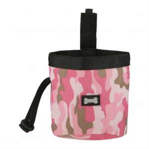 Hjlian Doglemi Sac De Nourriture Etanche Pour Animaux De Compagnie, Conteneur De Stockage De Collations Pour Chiots, Promenade En Plein Air (Rose) - Neuf