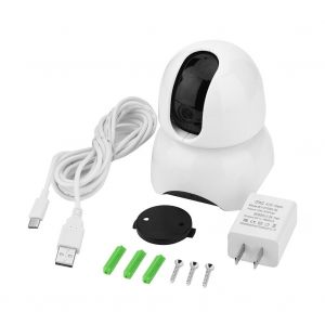 Camera IP interieure sans fil 1080p, controle par telephone, audio bidirectionnel, panoramique, WiFi, pour la maison - Neuf