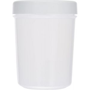 Shiba-Boîte Alimentaire, Hermétique, Capacité De 0.4 L, Couvercle À Vis, Sans Bpa, Passe Au Micro-Ondes Et Au Lave-Vaisselle, Blan[2 - Neuf