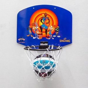 Panneau De Basket-Ball - Spalding - T3208 - Violet Et Orange - Montage Facile - Pour Enfants &Agrave; Partir De 4 Ans - Neuf