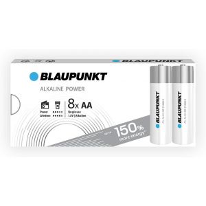 AA Piles alcalines, Paquet de 8, id&eacute;ales pour Les horloges murales et Les t&eacute;l&eacute;commandes, LR6BPO/8CB - Neuf