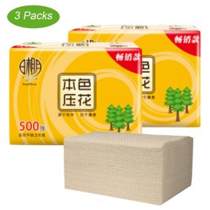 Hjlian Lot De 3 Essuie-Tout Jetables En Pate De Bois - Neuf