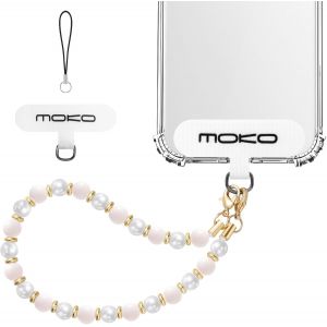 KAL-Lani&egrave;re De T&eacute;l&eacute;phone De Perles, Cordon Universel Pour Smartphones Mains Libres Avec Languette D'Attach - Neuf