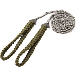 Eryi-Portatif Tronçonneuse Scie À Main Avec Poignées De Corde Parachute Multifonction Trousse En Nylon, Câble Scie Pour La Survie Gear, Le Camping, La Chasse. (36inch-16teeth) - Neuf