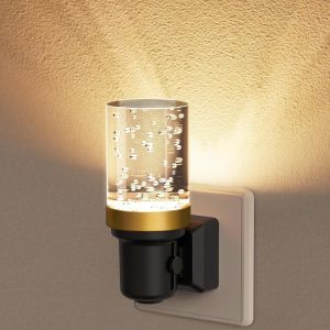 Prise Electrique Avec Capteur De Crépuscule,1 Prise Veilleuse Led Dimmable 0-100lm,3000k Blanc Chaud,Veilleuse Enfant Pour Chambre,Couloir,Escalier,Cuisine,Salon - Neuf