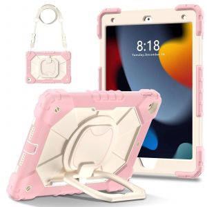 &Eacute;tui De Protection Pour Tablette Adapt&eacute; Pour Ipad 10,2 Pouces 7th(2019)/8th(2020)/9th (2021) Avec Support Cartable, 12 Couleurs Disponibles China-Or - Neuf
