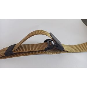 Tzf-Ceinture Tactique Homme Et Femme, Entreprise Nationale, 140 Cm, Ceinture Militaire, Ceinture De Travail Pour Homme Respirante, Poche Tactique En Option, Boucle Libre En Métal, Marron Désert - Neuf