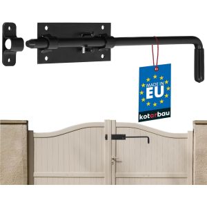 MEVRONISSHOP-5907465912396 Verrou &agrave; boulons Noir 400 mm - Neuf