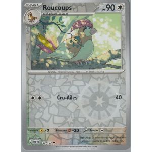 Carte Pok&eacute;mon - Roucoups - 163/197 - Reverse - Ev3 Flammes Obsidiennes - Neuf