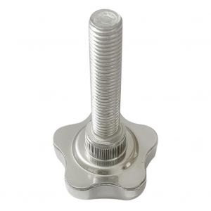 CHECARZHN--NO1-1Pcs M6 M8 M10 M12 Filetage Métrique Boutons En Étoile Serrage Poignée Acier Inoxydable Moleté Vis À Molette Vis Pour Poignée Filet De Serrage Remplacement Poignée De Machine - Neuf