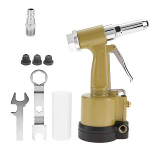 XYONG Pistolet a rivets pneumatique hydraulique de qualite industrielle, machine a riveter pneumatique KP702 (style europeen) - Neuf