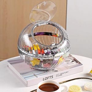 Support De Capsules De Café De Grande Capacité(Argenté), En Forme De Boule Organisateur De Capsules Premium Pour Café,Compatible Avec Toutes Capsules De Café,Bonbons, Biscuits Etbhocolats - Neuf