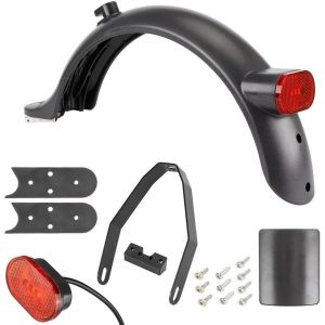 Garde-Boue Arrière Avec Support Métallique Pour Trottinette Xiaomi M365, 1s, Essential, Pro, Pro 2 - Neuf
