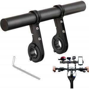 Kalanka-Extension De Guidon De Vélo, Accessoire De Guidon De Vélo En Alliage D'aluminium, Accessoire De Vélo, Extension De Guidon Pour Moto, Pour Fixer Gps, Compteur De Vitesse, Lumière, Téléphone Po - Neuf