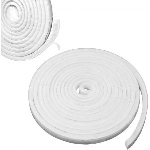 Joint à brosse autocollant 5 m,pour brosse de porte,fenêtre-Coupe-vent et anti-poussière-Blanc-9x23 mm-5 m - Neuf