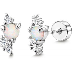 Boucles D'oreilles Femme Or 14 Carats Piercing Oreille Argent 925 Femme Piercing Tragus Or Boucle D'oreille Homme Piercing Bijoux Femme.[X1074] - Neuf