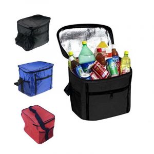 Sac isotherme noir 27 17 24 cm, sac isotherme pliable, sacs de pique-nique, sac de camping isotherme, sacs à lunch thermiques, sac isotherme alimentaire, sac isotherme pique-nique, sac isotherme - Neuf