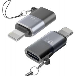 Adaptateur Usb C Vers Lig-Htn-Ing, Adaptateur Io-S Otg, Convient Pour Connecter Des Microphones Sans Fil, Des Lecteurs Flash Usb, Des Lecteurs De Cartes, Des Souris, Des Claviers Et D'Autres[Z316] - Neuf