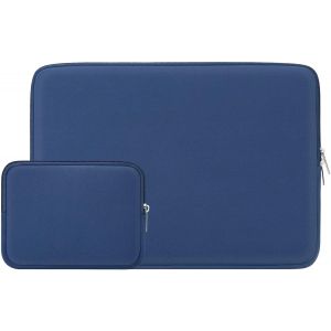 TIANYI-RAINYEAR Housse 11-11,6 Pouces Ordinateur Portable de Protection Sacoche Laptop Sleeve avec Accessoires Pochette Compatible avec 11,6 MacBook Air pour 11 Notebook Tablette Chromebook(Bleu Mari - Neuf