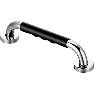 Barre d'appui de baignoire avec poignée antidérapante, poignée de baignoire en acier inoxydable, poignée de douche, barres de sécurité, barre d'appui murale pour toilettes (33,5 cm) - Neuf
