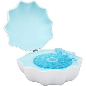 ChenQuanSarl-Haut-Parleur Bluetooth Shell, Haut-Parleur En Vinyle, Haut-Parleur Bluetooth En Vinyle Waves Avec Lampe D' , Petit Haut-Parleur Bluetooth Led Coquillage, Projecteur De - Neuf