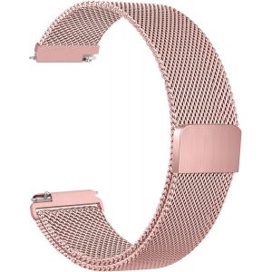 Tianyi-Bracelets De Montre De 20 Mm Et 22 Mm Pour Homme Et Femme - Bracelet De Rechange En Acier Inoxydable - Bracelet De Rechange Réglable À Fermeture Rapide Avec Boucle Magnétique - Neuf