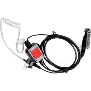 EA110M Talkie Walkie Oreillette IP66 Casque Imperm&eacute;able Cach&eacute; de Tube Air &Eacute;couteur Compatible avec Ailunce HD1 Radio RT648 RT29 RT647 RT83 Motorola GP328plus Radio(1 pcs) - Neuf