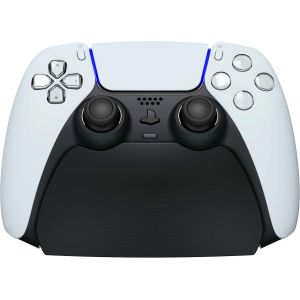 Support pour ps5 Porte Manette Accessoire Socle pour ps5 Controller Stand Holder avec Coussinet Antid&eacute;rapant-Noir - Neuf