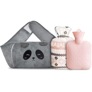 Bouillotte Regles Douloureuses, 3 en 1 Bouillotte Peluche Ceinture pour les Douleurs Menstruelles et Corporelles - Neuf