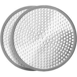 Rallonge de drain de douche, filtre de drain de baignoire, protection de drain, bouchon de douche en silicone en acier inoxydable (2 pièces) - Neuf