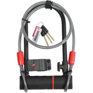 Chenquansarl-Zéfal K-Traz U17 - Antivol En U Vélo Très Haute Résistance - Arceau En Acier Très Solide - Câble De 120 Cm Optionnel - Cadenas En U Pour Vélo, Vélo Électrique, Vtt, Trottinette, Scooter, - Neuf