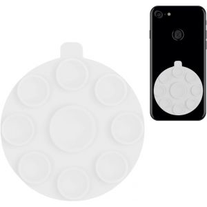 KAL-Magn&eacute;tique Ventouse Telephone Portable,Support Telephone Voiture Ventouse,Support De T&eacute;l&eacute;phone Portable Mains Libres Antid&eacute;rapant Pour Douche,Vid&eacute;os Et Selfies(Blanc) - Neuf