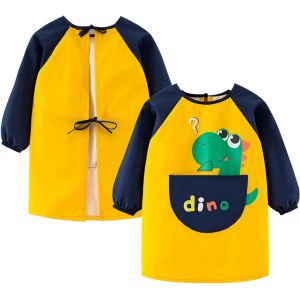 Kalanka-Blouse D¿Artiste Imperméable Pour Enfants, Pour Filles Et Garçons, Manches Longues, Avec Poche Pour La Peinture, La Pâtisserie - Neuf