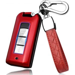 Étui de Protection pour clé de Voiture Smart Mitsubishi-pour Mitsubishi ASX RVR L200 L147 Outlander Lancer Eclipse Cross Pajero Sport-Rouge - Neuf