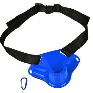 Support De Canne à PêChe En Bateau, Taille RéGlable, Ceinture De Combat, Accessoires De MatéRiel (Bleu) - Neuf