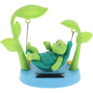 NouvelHorizonstore-Tortue &agrave; bascule solaire - D&eacute;coration de tableau de bord - D&eacute;coration de dessin anim&eacute; pour voiture et bureau - Jouet de tortue oscillant - Design tortue mignonne - Neuf