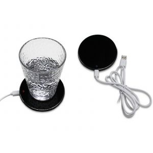 Chauffe-tasse USB avec contr&ocirc;le de temp&eacute;rature et indicateur LED - Neuf
