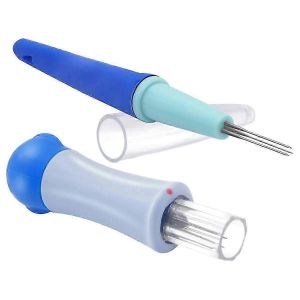 Paquet De 2 Outils De Feutrage &Agrave; L'aiguille,Outil De Feutrage &Agrave; L'aiguille De Style Stylo Avec 3 Aiguilles Et Outil D'aiguille De Feutrage De Style Poin&ccedil;on - Neuf