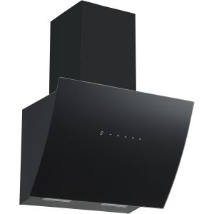 CHECARZHN--NO1-Hotte Aspirante /Hotte Îlot De 60 Cm/Boîtier En Acier Inoxydable Avec Écran En Verre En Noir/Fonction D'Extraction Et De Recyclage De L'Air / Ch99060Sa / A / 66-72 Db - Neuf