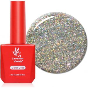 Sjzg-15ml Vernis Gel Semi-Permanent Soak Off Uv Led Vernis &Agrave; Ongles Contenu Plus Manucure P&eacute;dicure Bright Stars Argent Couleur A0686 - Neuf