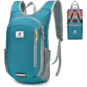 KALANKA-Sac à Dos Pliable Ultraléger 10L, Étanche Sac à dos de Voyage Sac à dos de Randonnée pour la Randonnée les Voyages en Ville Homme Femme - Neuf