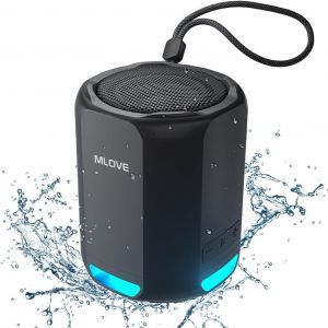 P1 Enceinte Bluetooth Portable 12 Watts Avec Son Puissant Et Lumi&egrave;res Color&eacute;es 12 Heures De Lecture &Eacute;tanche R&eacute;sistant &Agrave; La Poussi&egrave;re Tws Pour La F&ecirc;te - Neuf