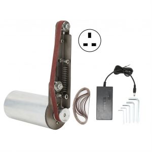 XYONG Mini ponceuse a bande electrique portative, machine de polissage et de poncage, affuteuse, meuleuse, AC110-240 V (prise britannique) - Neuf