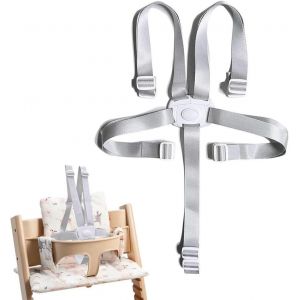 2025 Nouveau Harnais Chaise Haute Universellesangles De S&eacute;curit&eacute; Pour Chaise Haute, Harnais De S&eacute;curit&eacute; 5 Points Pour Enfants Convertibles Pour Chaise Haute B&eacute;b&eacute; Landau Et Poussette - Neuf