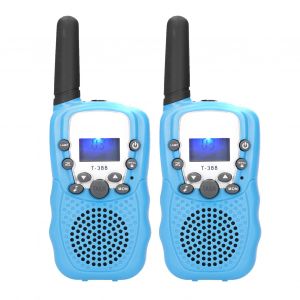 Talkie-Walkie Portable Pour Enfants, Emetteur-Recepteur Radio Bidirectionnel Lcd, Jouet Interphone Pour Enfants, 2 Pieces - Neuf
