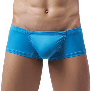 Gjhgf-Short Pour Homme Gay Sous-Vêtements En Soie Glacée Respirant Boxer - Neuf