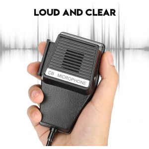Microphone Micro CB Radio Haut-Parleur Micro Microphone 4 Broches pour Voiture CB Talkie-walkie &eacute;metteur-r&eacute;cepteur Accessoires - Neuf