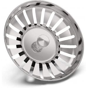 Lot de 2 paniers-filtres d'&eacute;vier 78-80 mm pour cuisine et salle de bain - Neuf